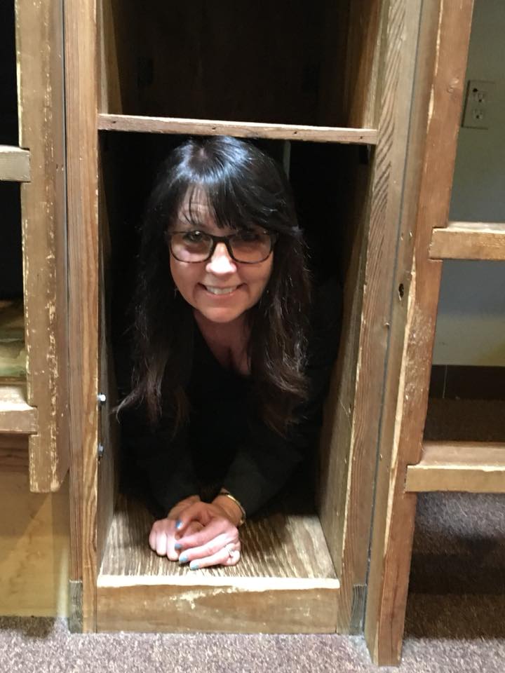 Person Hiding in Cabin Cubby